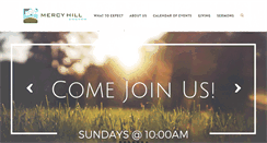 Desktop Screenshot of mercy-hill-church.com
